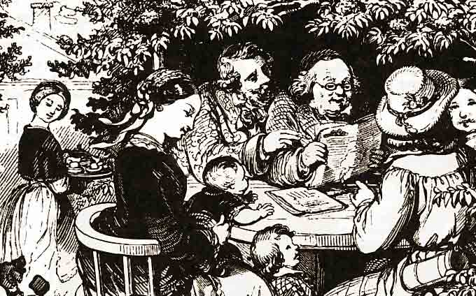 Illustration, Gartenlaube von 1842