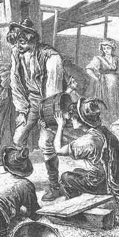 Italienische Arbeiter in Deutschland (um 1852)